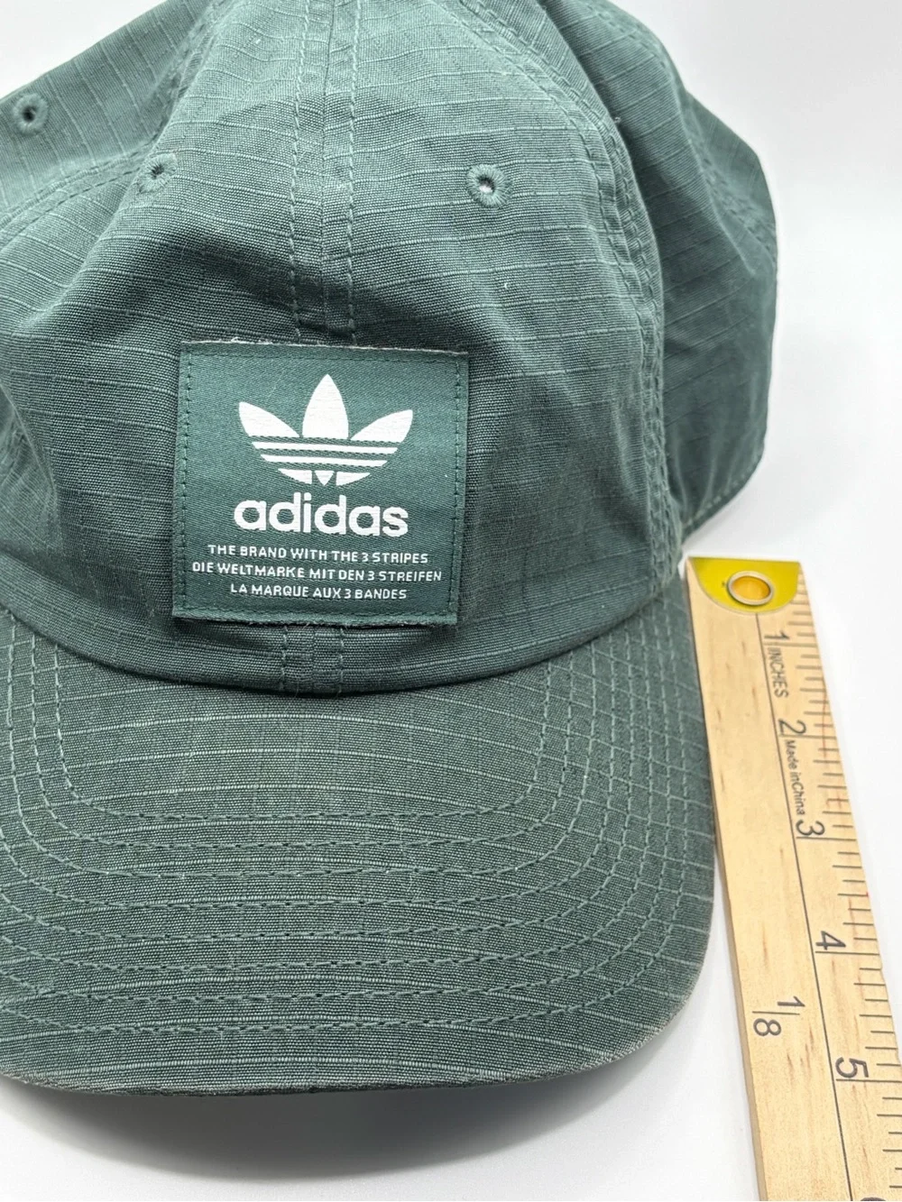 Adidas Originals Rewind Relaxed Adjustable Strapback Hat OS Trefoil Logo Green